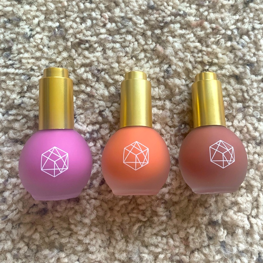 Em Cosmetics Color Drops Serum Blush - Peachy Peach, Venetian Rose